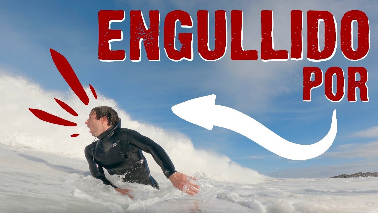 NUNCA DEBÍ ESTAR AHÍ *ENGULLIDO por OLAS GIGANTES😱*
