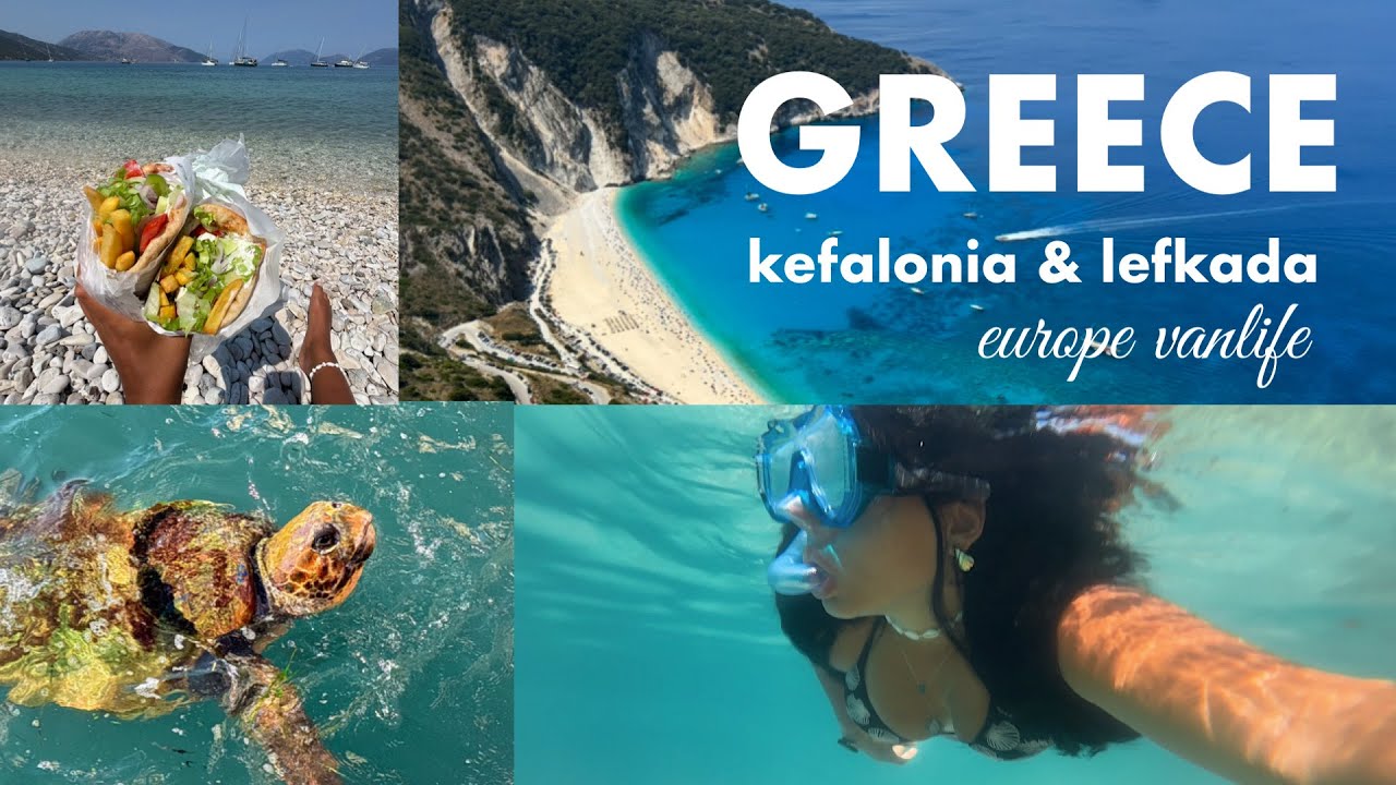 SOLO EUROPE VANLIFE SUMMER - travelling greece in a van alone (lefkada & kefalonia) 