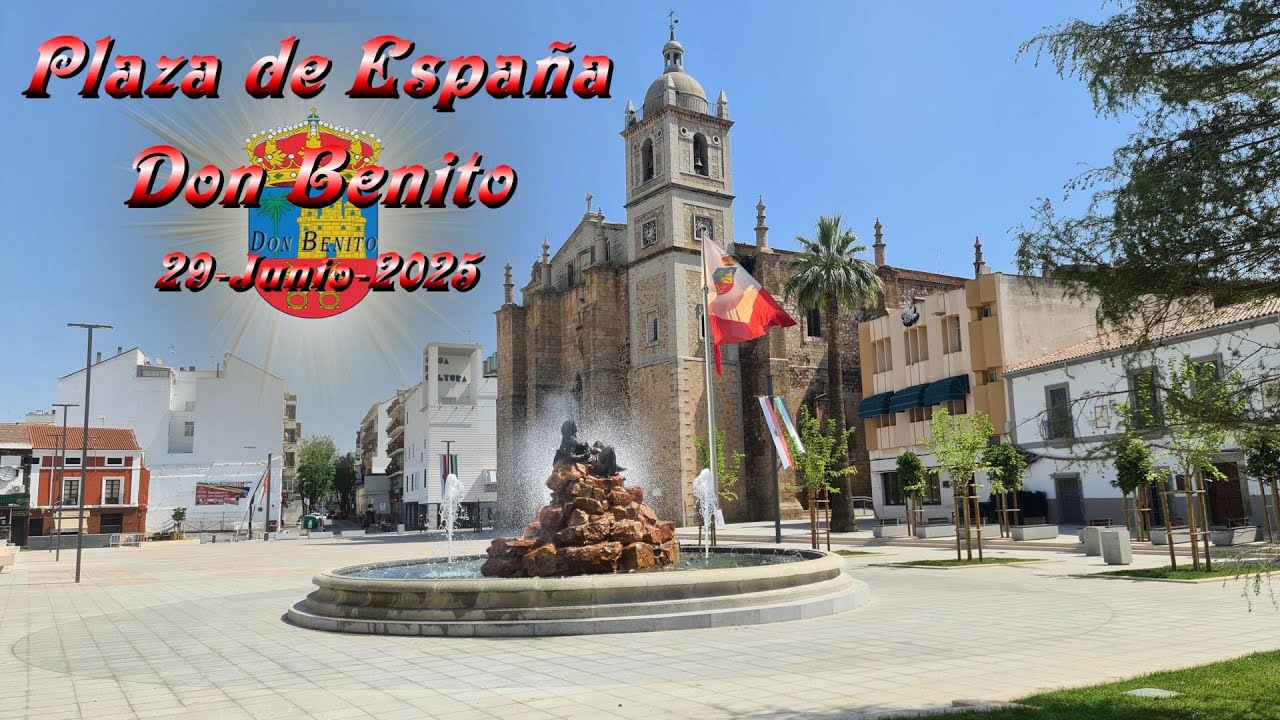 Nueva Plaza de España, Don Benito 29 Junio 2025_(HD_4K)