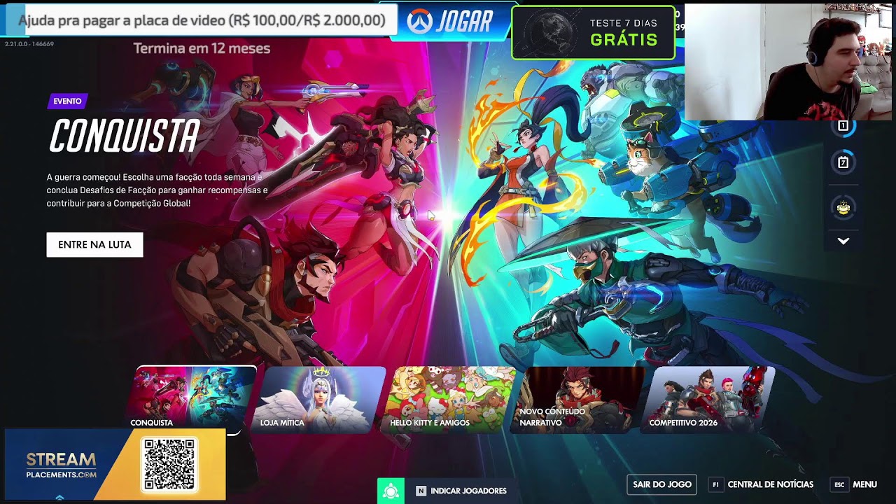 O renascimento de overwatch @equipesintonia