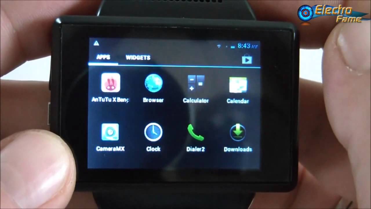 AN1 Android Smartwatch Unboxing Review/Test  (German-Deustch) Electrofame