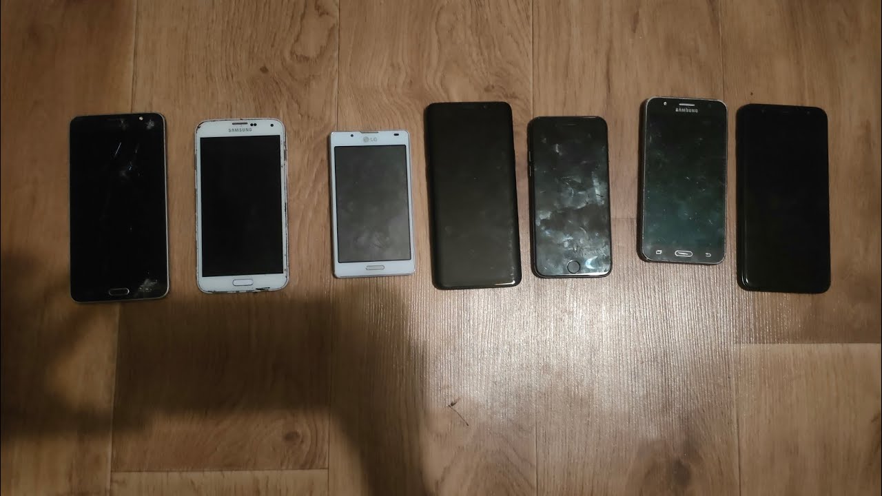 Zestaw siedmiu Telefonów za 50 zł w tym 4 uszkodzone