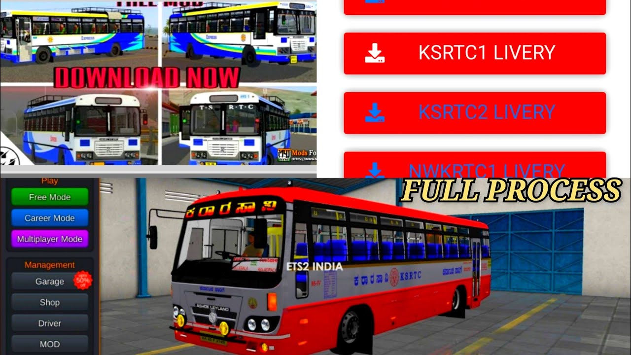 HOW TO DOWNLOAD KMS KSRTC & APSRTC BUS MOD ! CJ PROJECT !