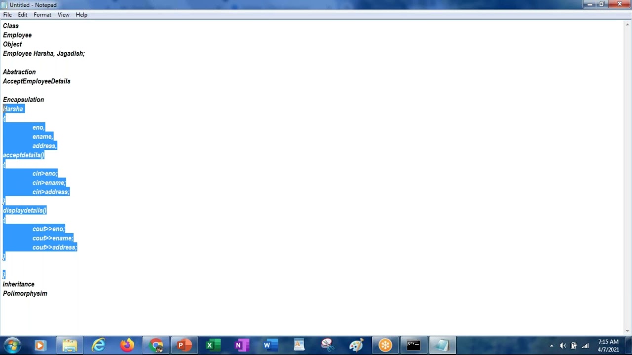 Class 4 Pega 8.5 -OOPS concept PEGA, Class and object concept, Class Types, Class group, Inheritance