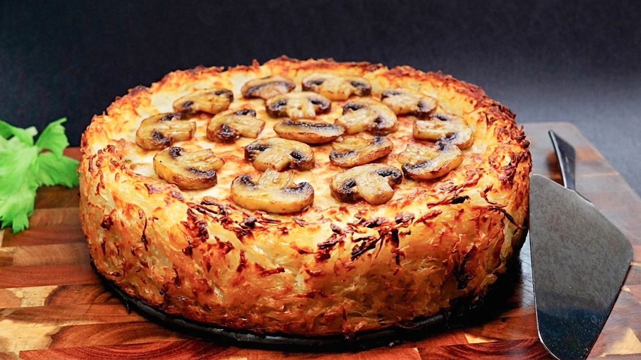 Kartoffelauflauf OHNE MEHL mit Hackfleisch – Außen knusprig, innen saftig! ✨