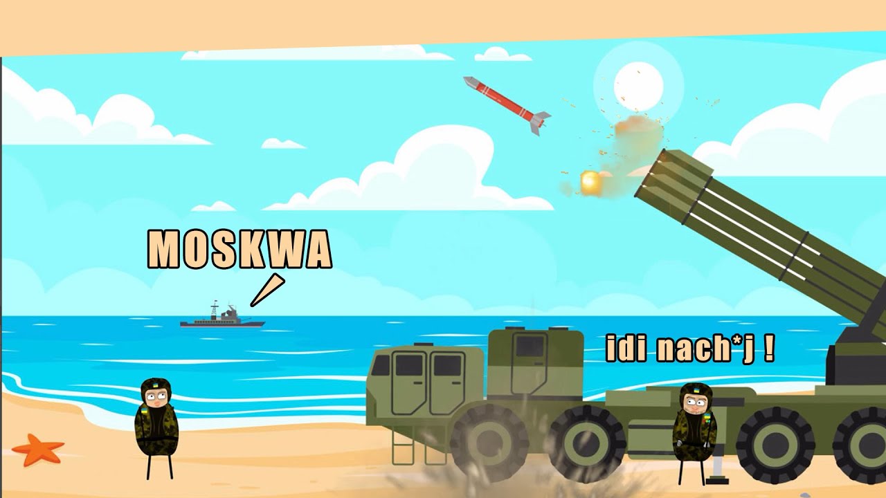 RUSKI OKRĘT POSZEDŁ W CH..