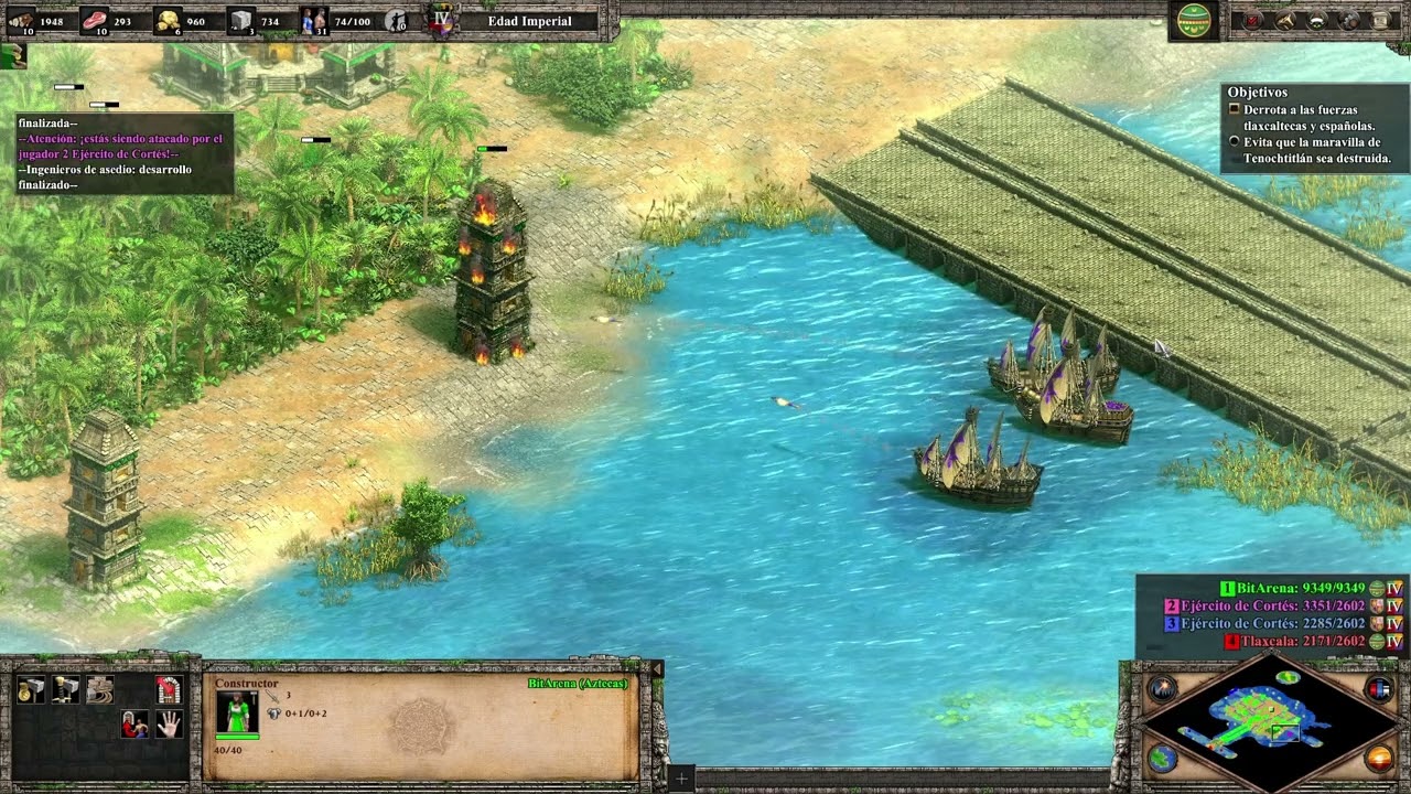AOE2 DEFINITIVE EDITION #CAMPAÑA AMERICA #MOCTEZUMA #6 LANZAS ROTAS