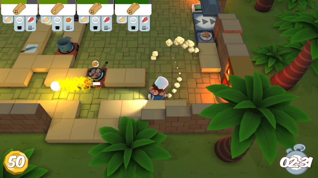 [Overcooked - DLC The Lost Morsel] Solo 1-4 3☆