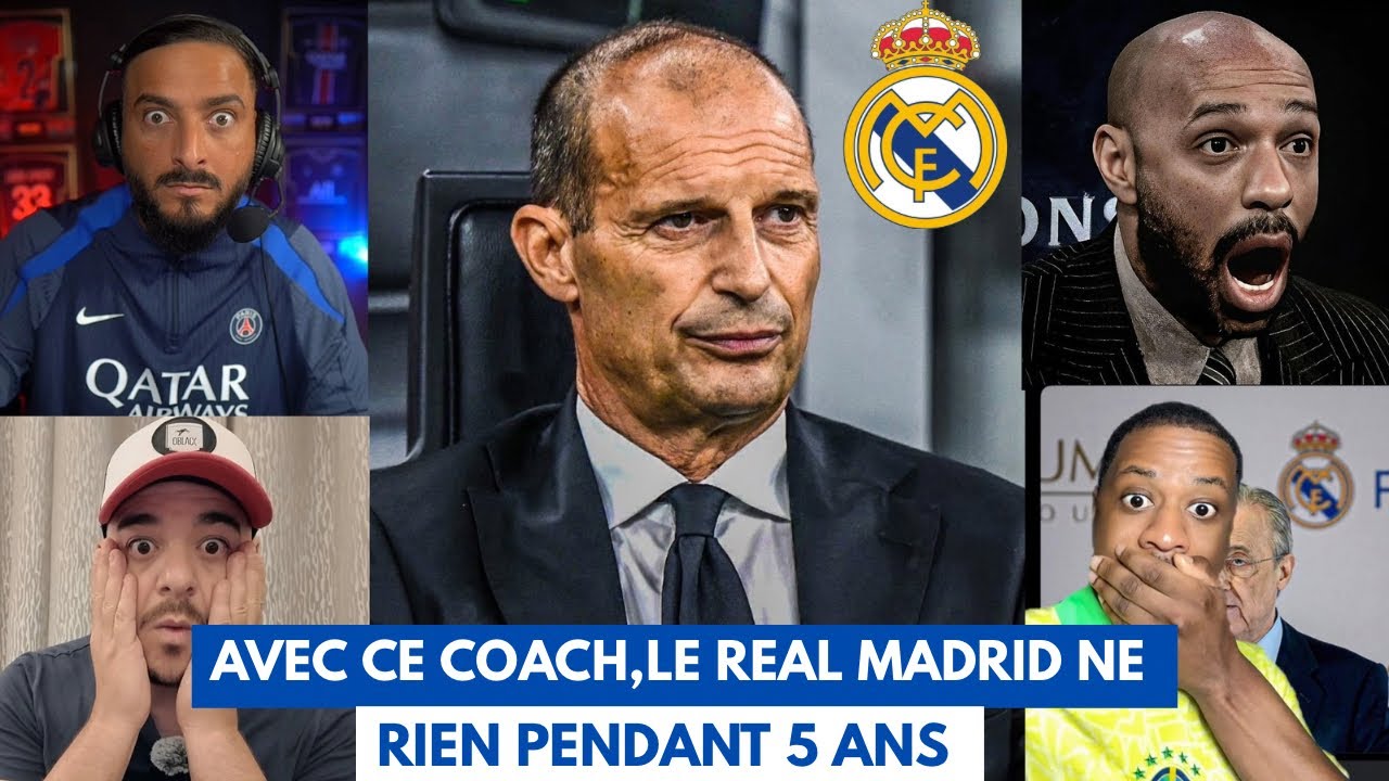 🚨SÉISME À MADRID : MASSIMILIANO ALLEGRI NOUVEL ENTRAÎNEUR DU REAL !