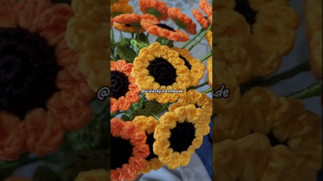 🌻girasole 🌻  #crochet #uncinetto #handmade #girasoles #girasole #fiori #floresacrochet