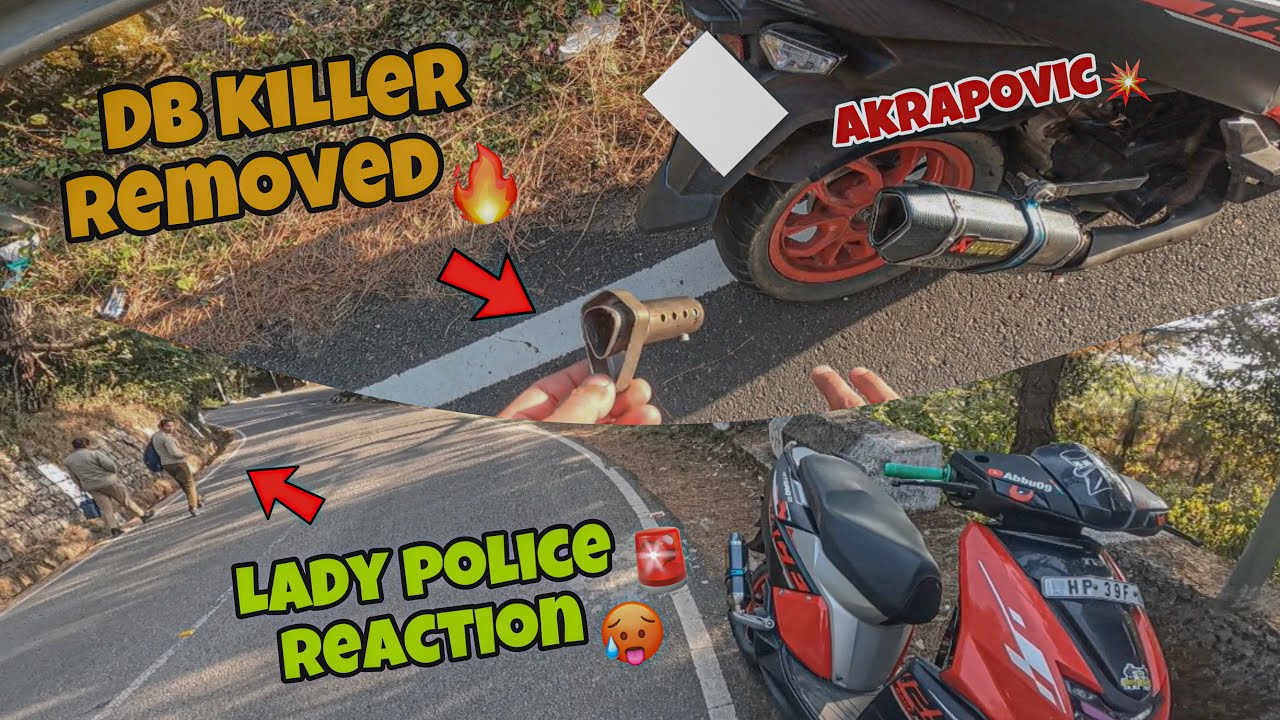 DB KILLER REMOVED 🔥 || LOUD SOUND 🥵 || MODIFIED TVS NTORQ 125 😍 || REACTIONS 🥰 || AsHu46
