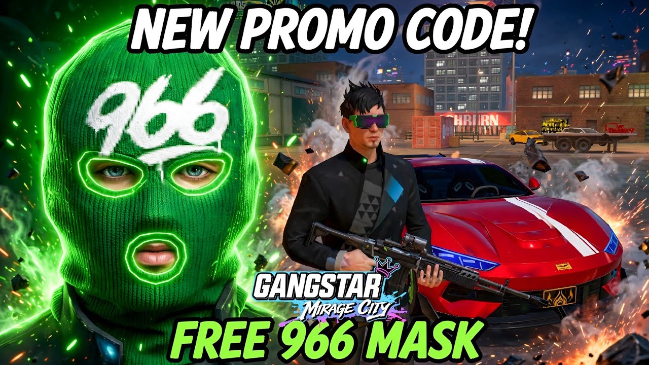 Gangstar Mirage City | New Redeem Codes | Free 966 Thief Mask