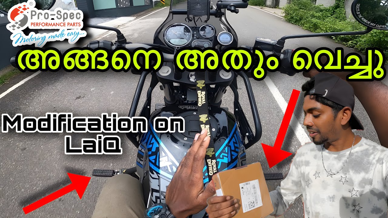LaiQ modification || pro-spec highway footrest installation