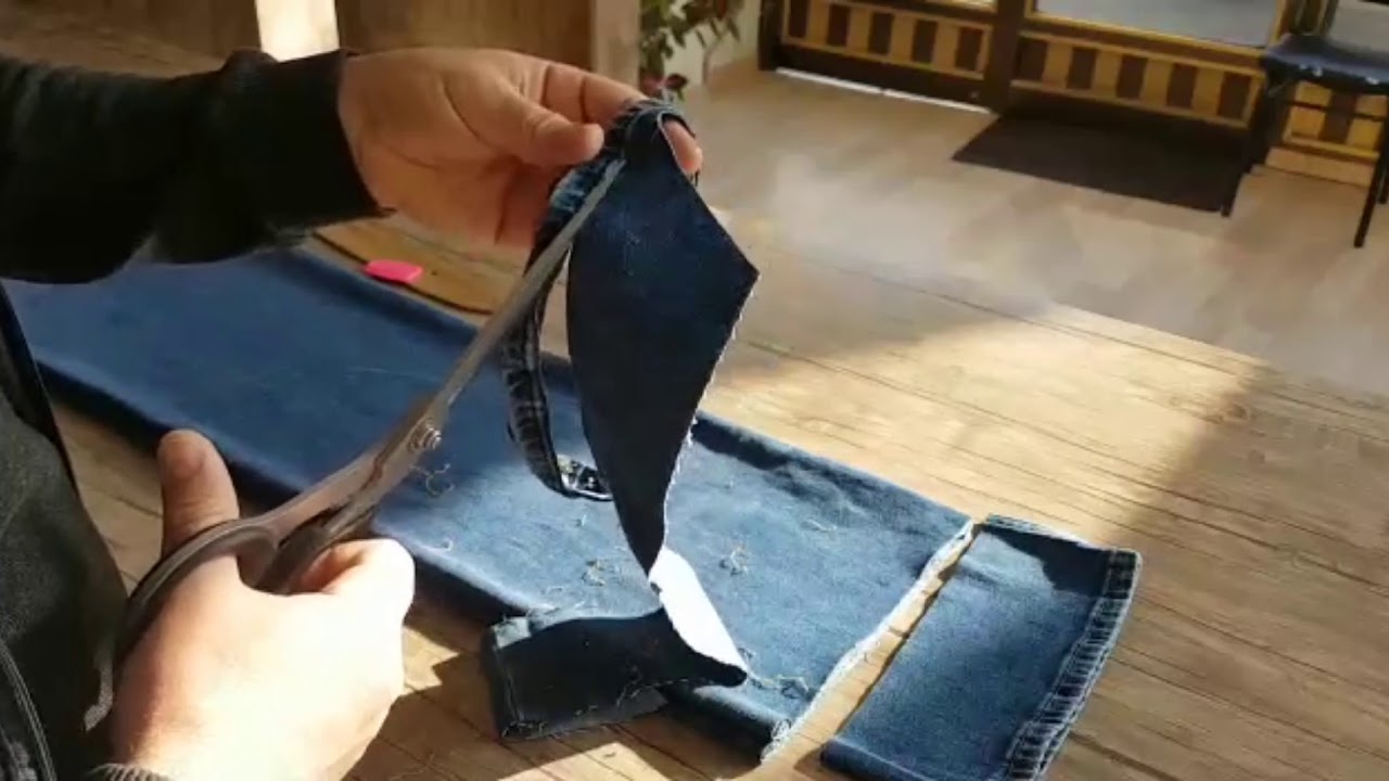 KOT PANTOLON DA SÜPER ORİJİNAL PAÇA NASIL YAPILIR?