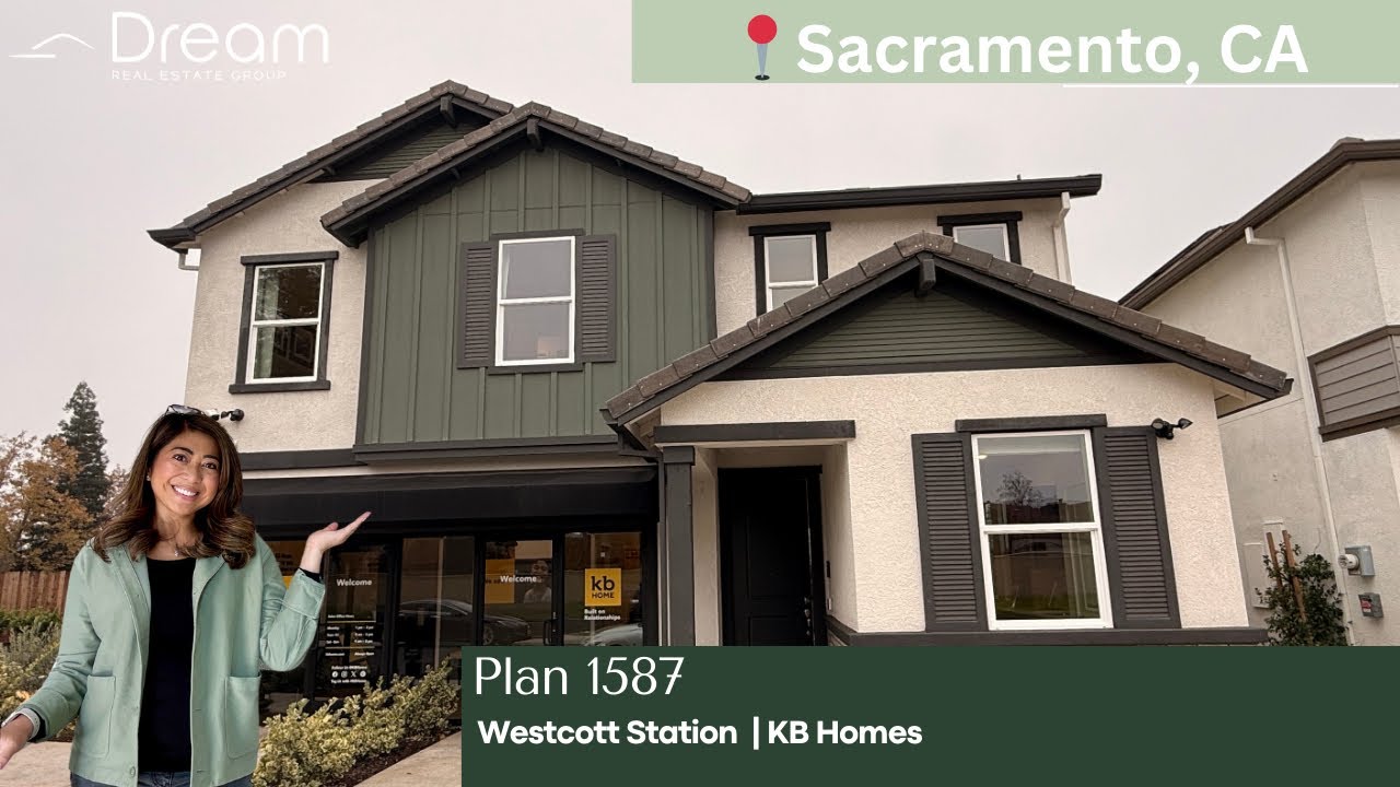 Sacramento New Construction Home Tour | KB Homes Plan 1587 at Westcott Station