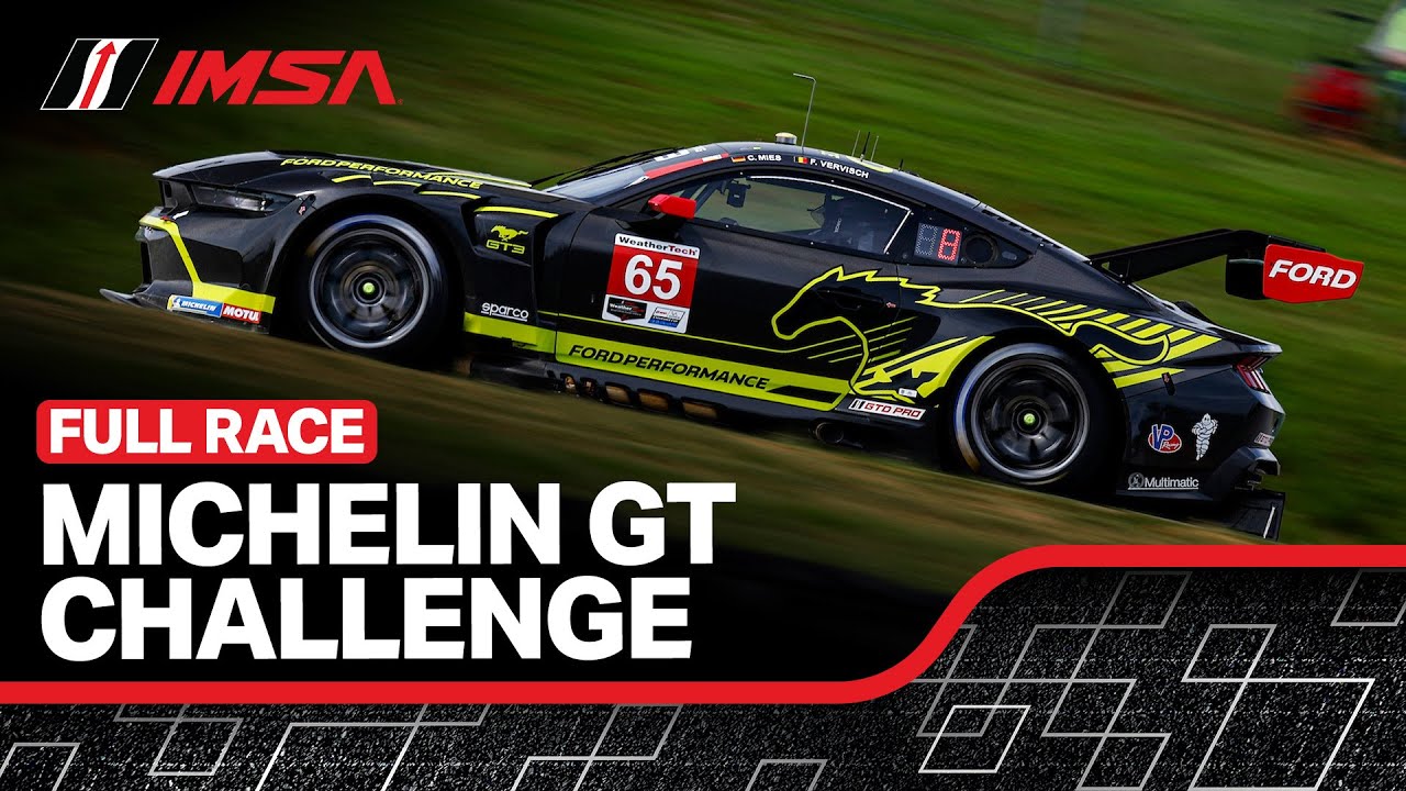 2025 IMSA Michelin GT Challenge At VIR | Full Race | WeatherTech Championship | Alton, Virginia