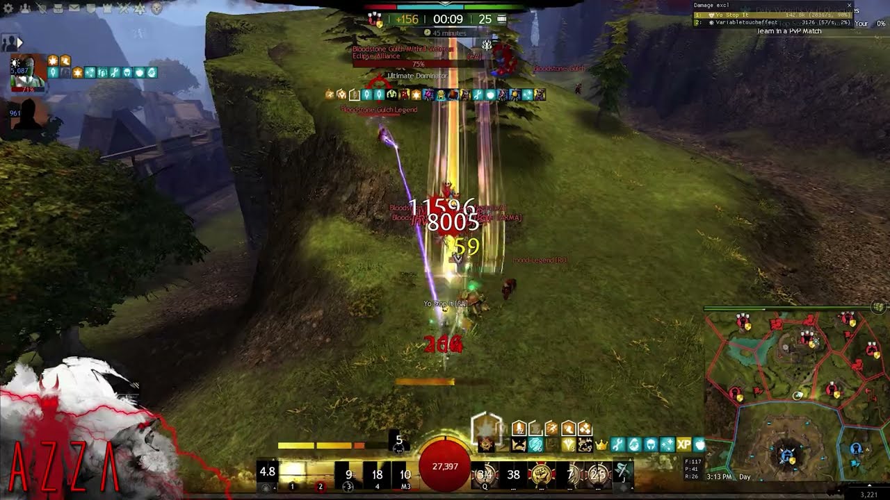 GW2 Gaming in wvw with spear and more