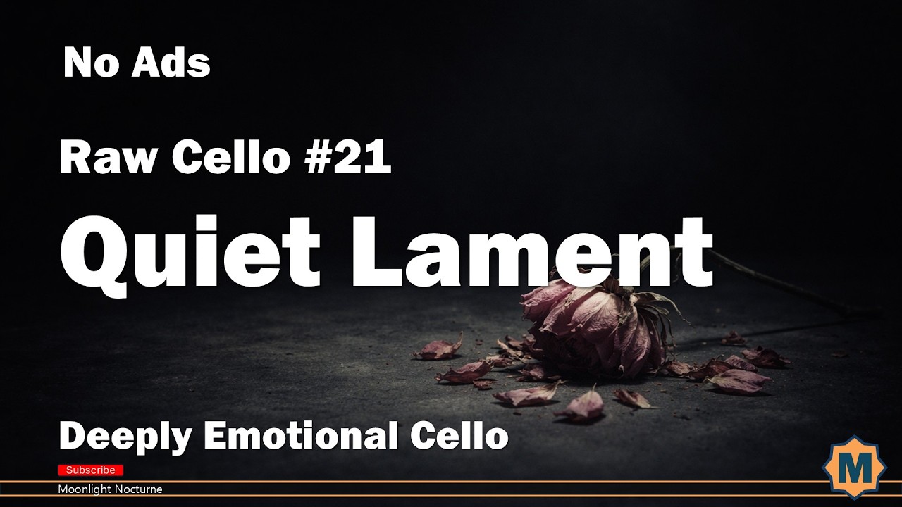 (No Ads)RAW CELLO #21 - Quiet Lament - 7 Hours Extremely Slow Raw Bow Noise