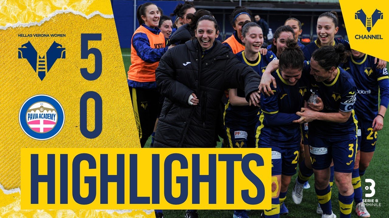 Highlights Serie B Femminile 2023/24 | Hellas Verona Women-Pavia Femminile 5-0
