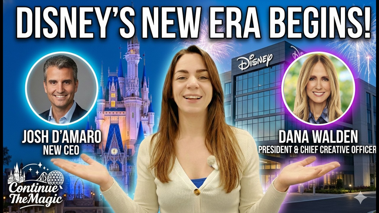 Disney’s NEW Era: Josh D’Amaro & Dana Walden Take Over! (Iger’s Successor REVEALED)