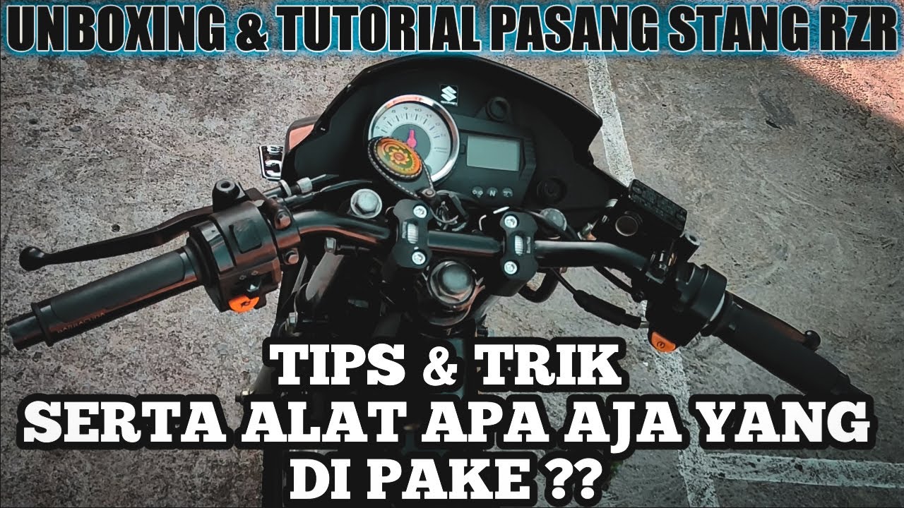 LENGKAP..!!! TUTORIAL PASANG STANG RZR DI SATRIA FU 150 DI JAMIN PRESISI