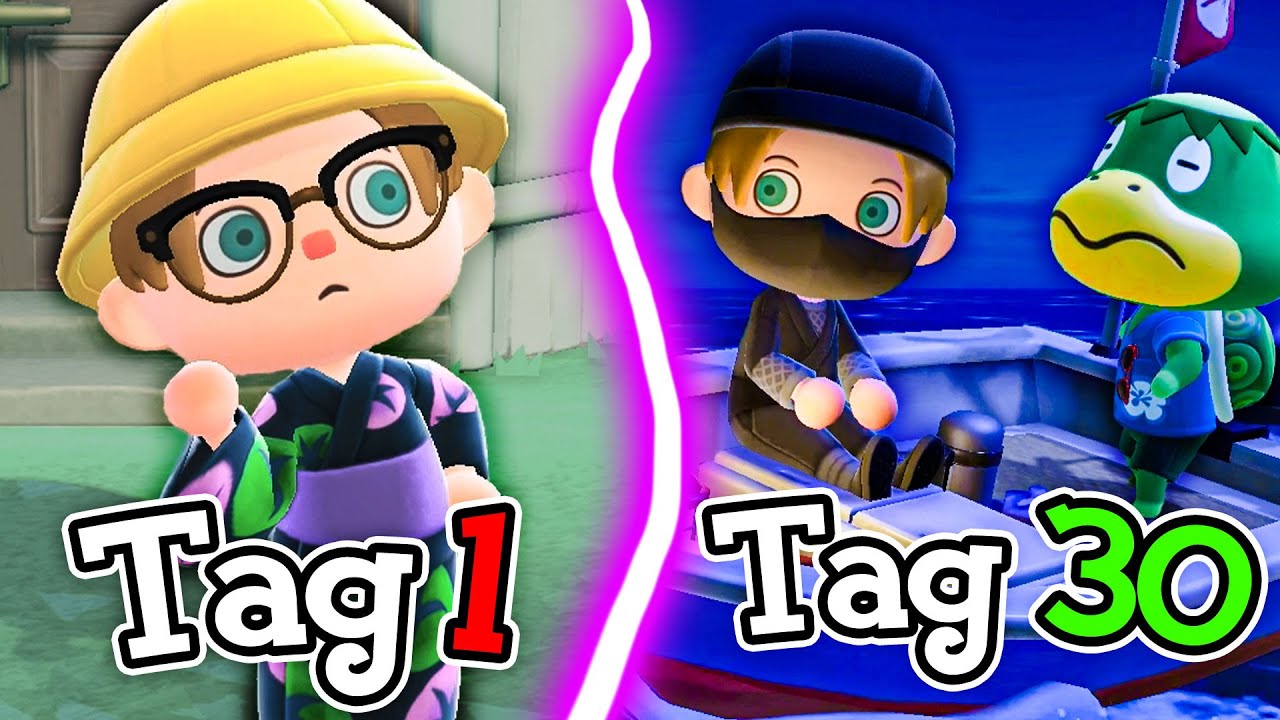 Ich habe 30 Tage in Animal Crossing gelebt!