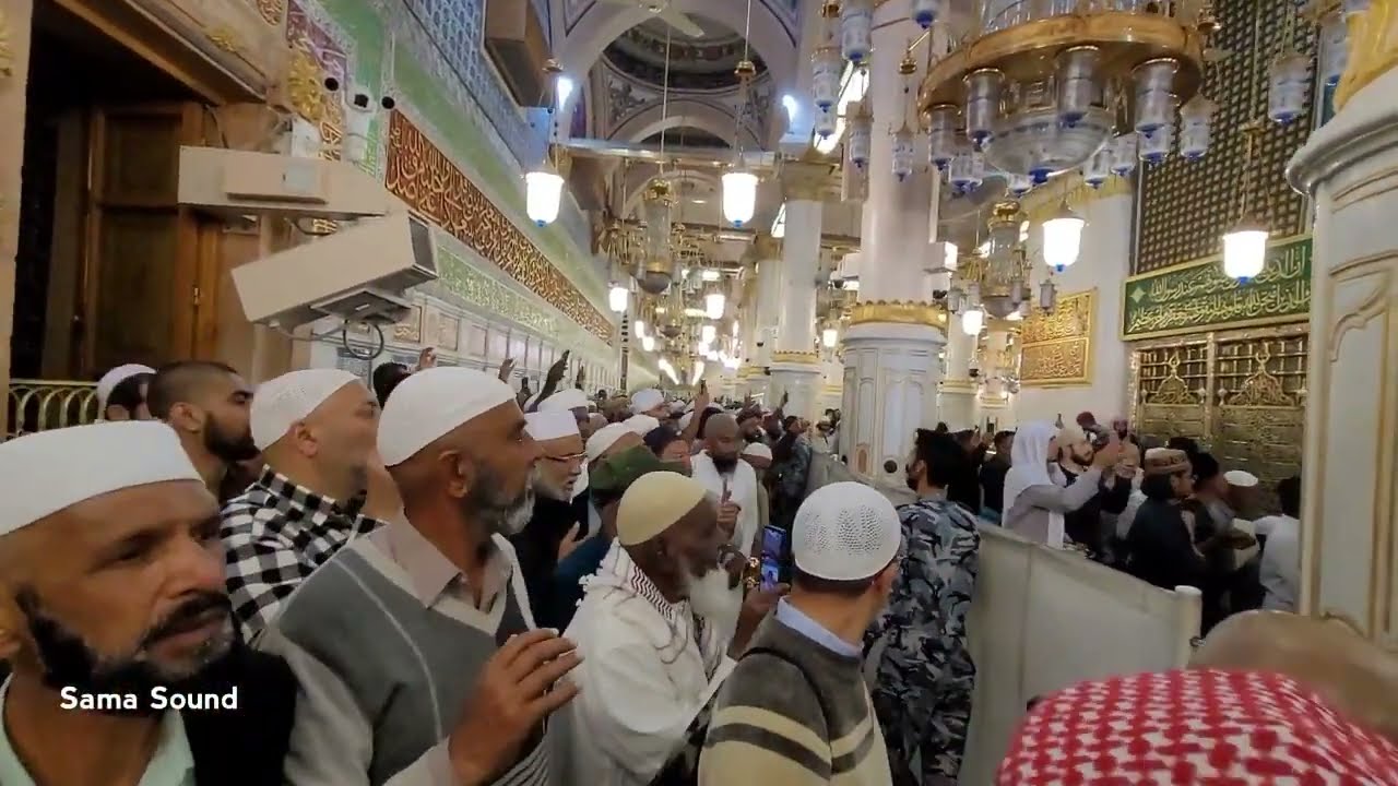 Medinah Today Live At The Roza Rasool || Sunehri Jaliyan || Roza E Rasool Hajj-1444