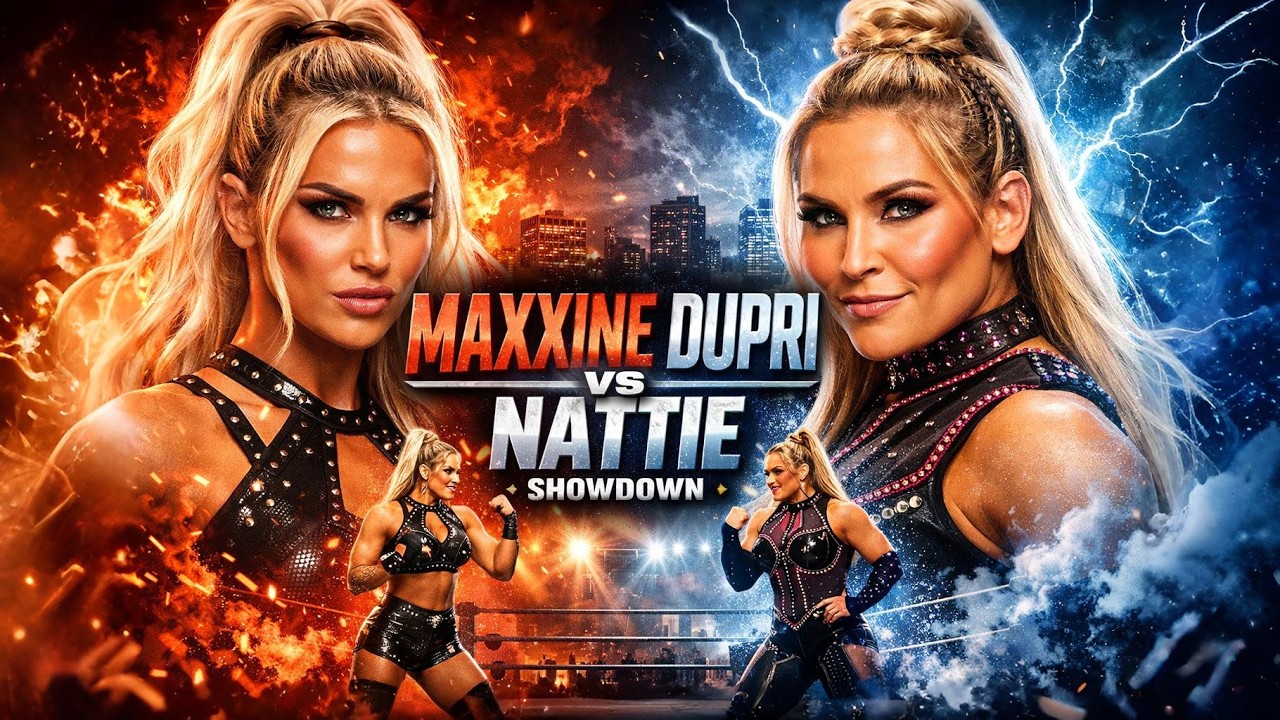 Maxxine Dupri vs. Nattie - One on One Single's Match Monday Night Raw WWE 2K25