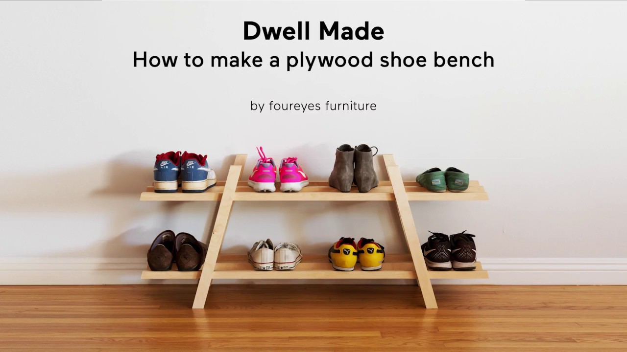 Modern DIY Plywood Shoe Bench | A Dwell Made Project