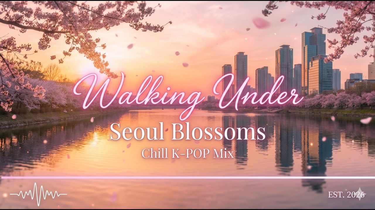 [ Seoul Vibe : On ] POV: You’re walking under cherry blossoms in Seoul 🌸 Chill K-POP Mix
