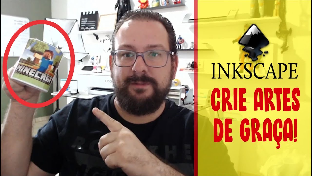 INKSCAPE - Editor gratuito - Fiz a arte de caneca nele!