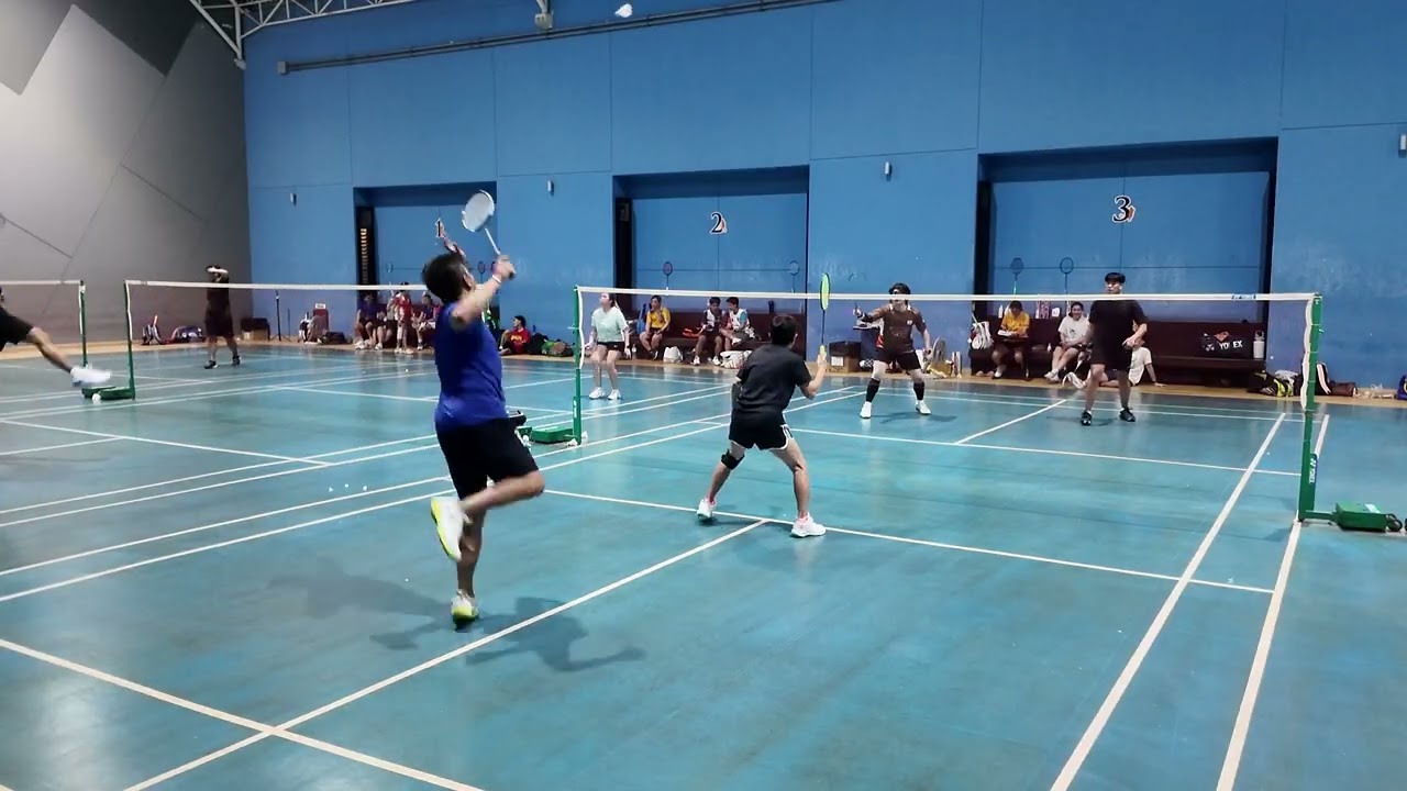 HappyBadminton  03/02/2023 -  01#ก๊วนแฮปปี้ #ตีแบด #แบดมินตัน 