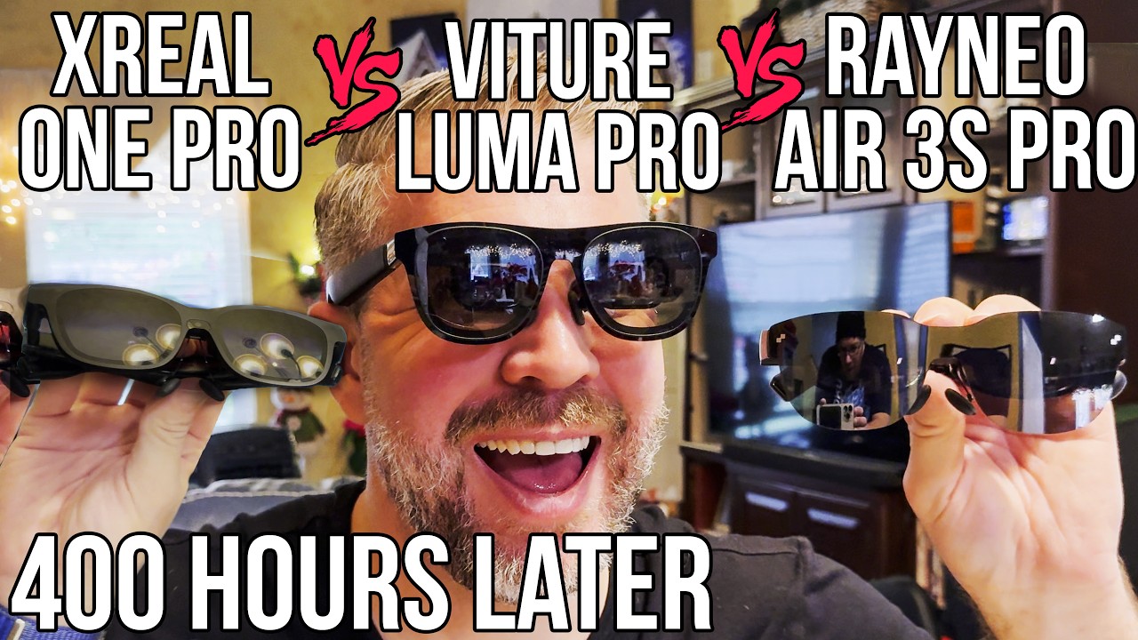 Viture Luma Pro, XReal One Pro и RayNeo Air 3S Pro — сравнительный обзор спустя 400 часов использ...