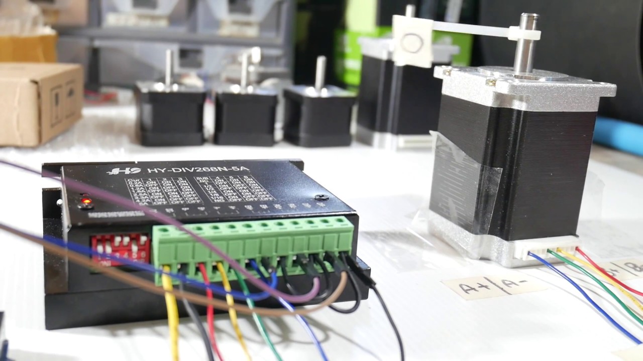 HY-DIV268N-5A Stepper Motor NEMA 23 with Arduino mega / UNO - zonemaker.com