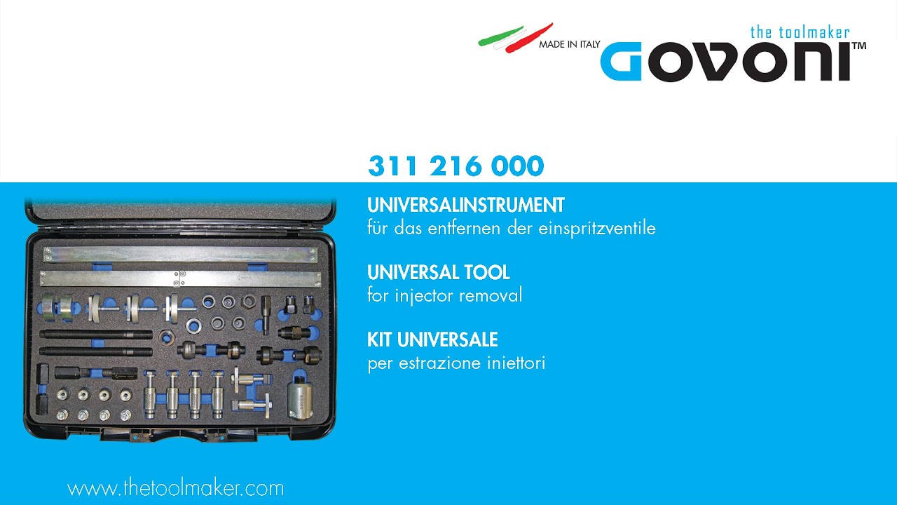 311216000 - INJECTOR REMOVING MASTER KIT (UPGRADE 2016)