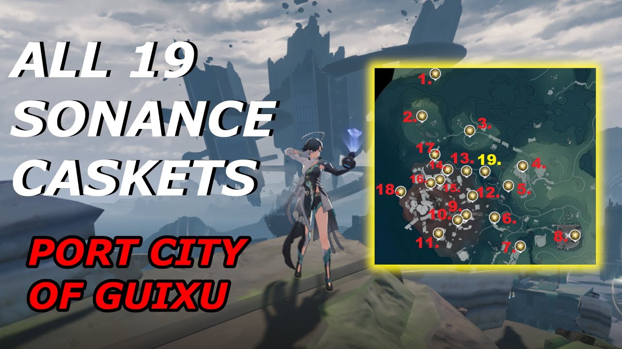 Wuthering Waves || All Sonance Caskets (Port City Of Guixu)