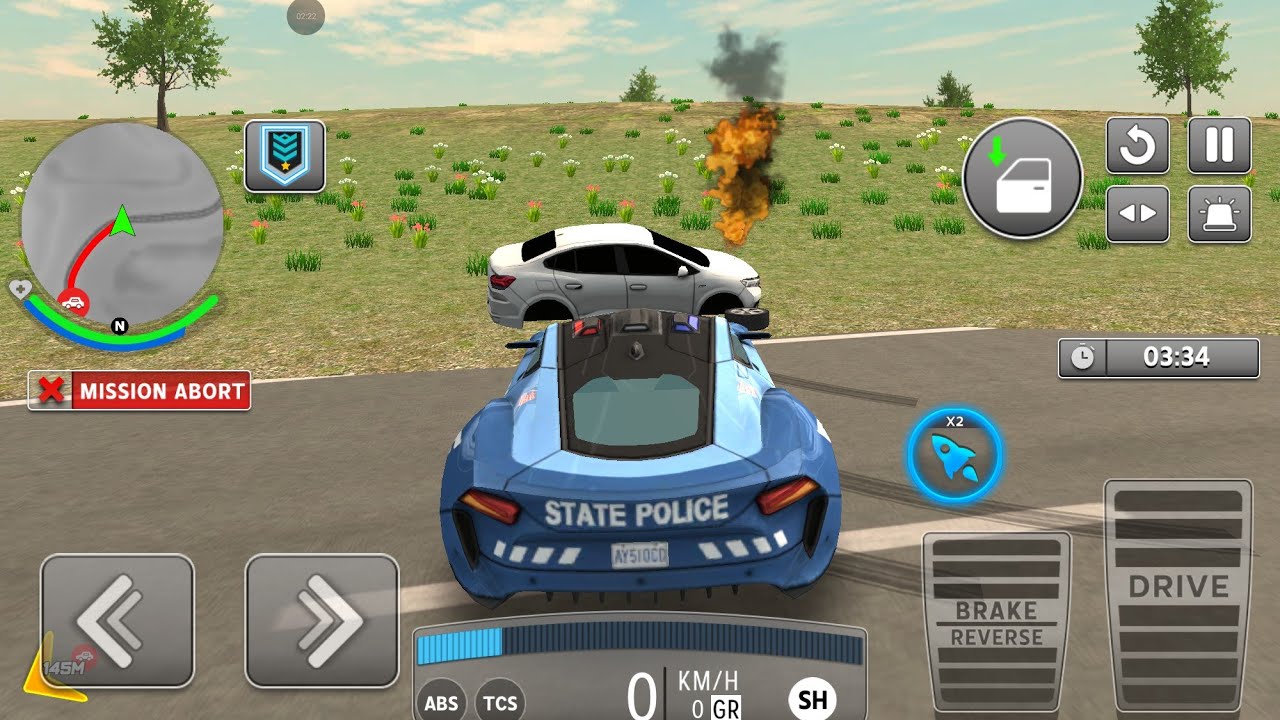 Police Car Driving Gameplay | Catch the Criminals | Fast Police Car Chase | Android Simulator Game