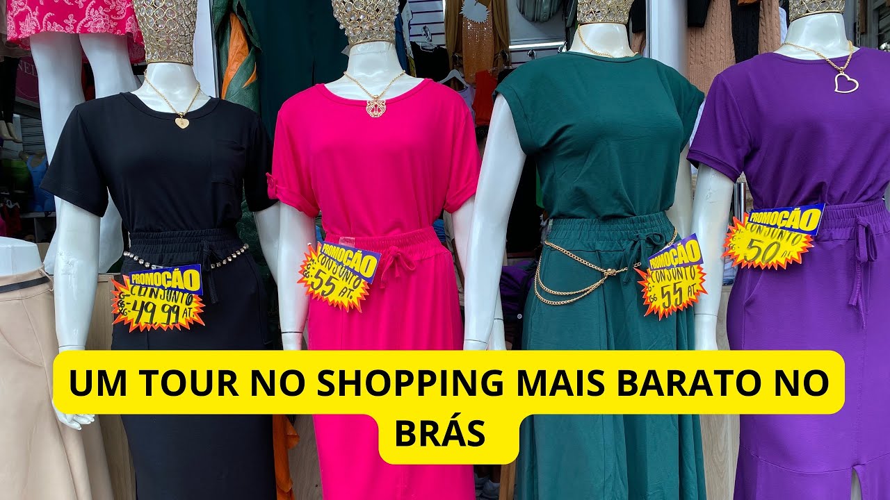 O SHOPPING MAIS BARATO NO BRÁS #bras #compras #atacado #modafeminina #saia#shorts #calca #blusas