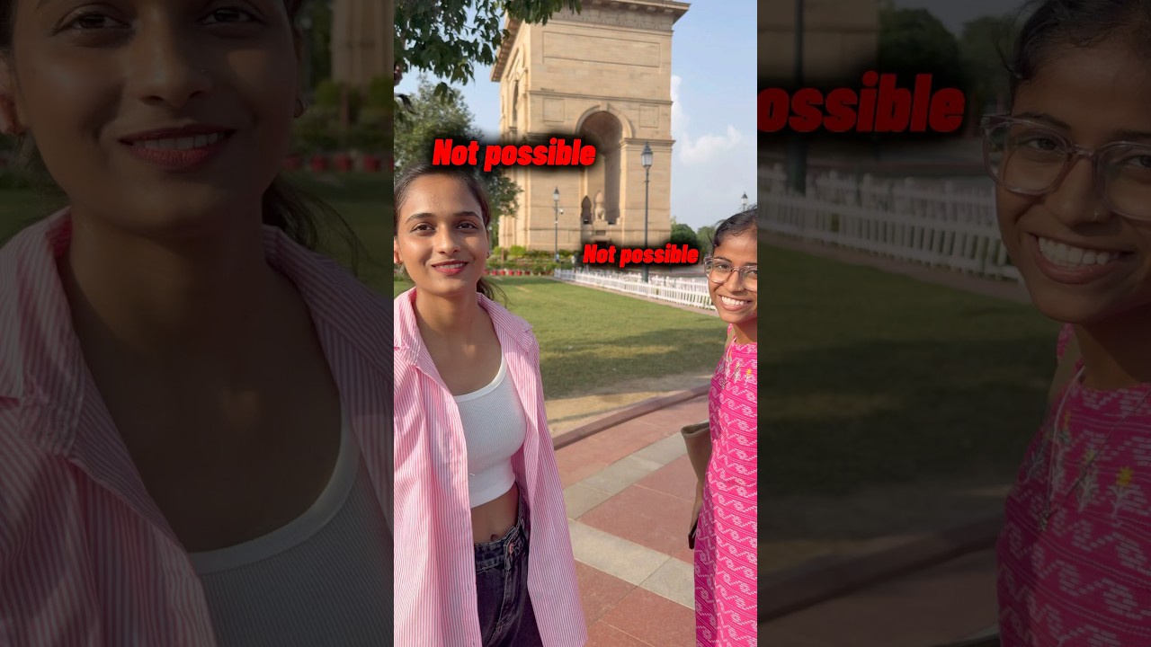 10 seconds parkour challenge at india gate #parkour #challenge #funchallenge  #indiagate #shorts