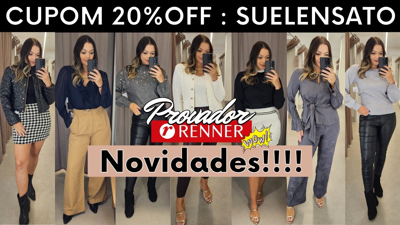 Provador Renner - Cupom 20%off - Looks de Inverno, Nova Coleção, Tricô, Casaco Lindo