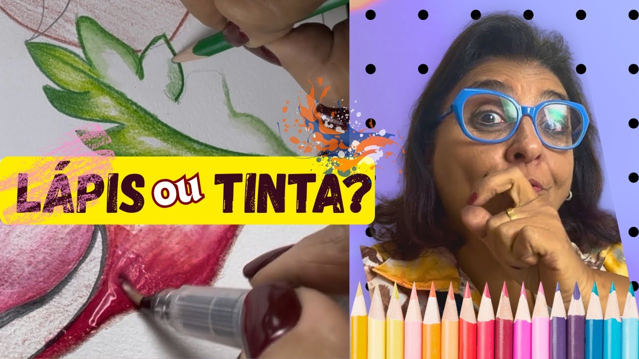Lápis ou tinta? Truque do lápis aquarelável!@Studio Ana Bittar