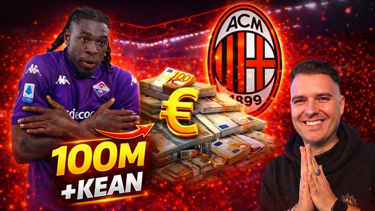 PATTO AC MILAN !! 100 MILIONI DI EURO + MOISE KEAN PER ALLEGRI !!