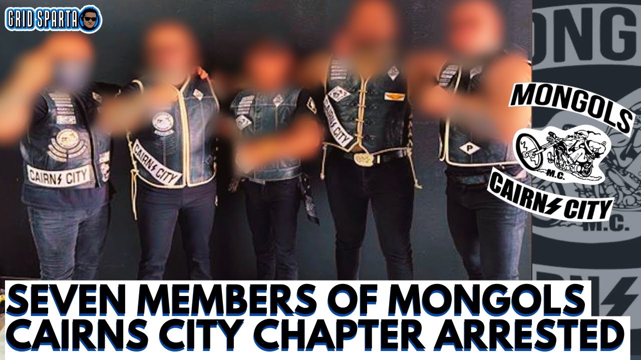Seven Mongols MC members arrested in Cairns