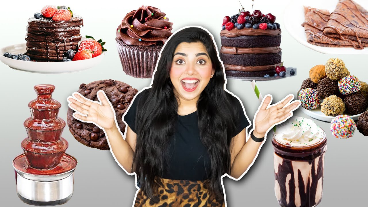 I Only Ate CHOCOLATE FOOD for 24 HOURS | *Maza Hi agya *🤩😋🍫