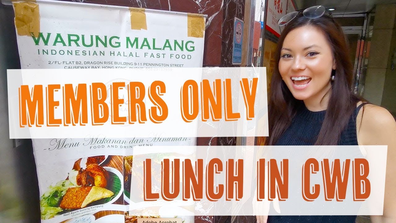 Lunch in Hong Kong- Indonesian Food! | Warung Malang Club in Causeway Bay