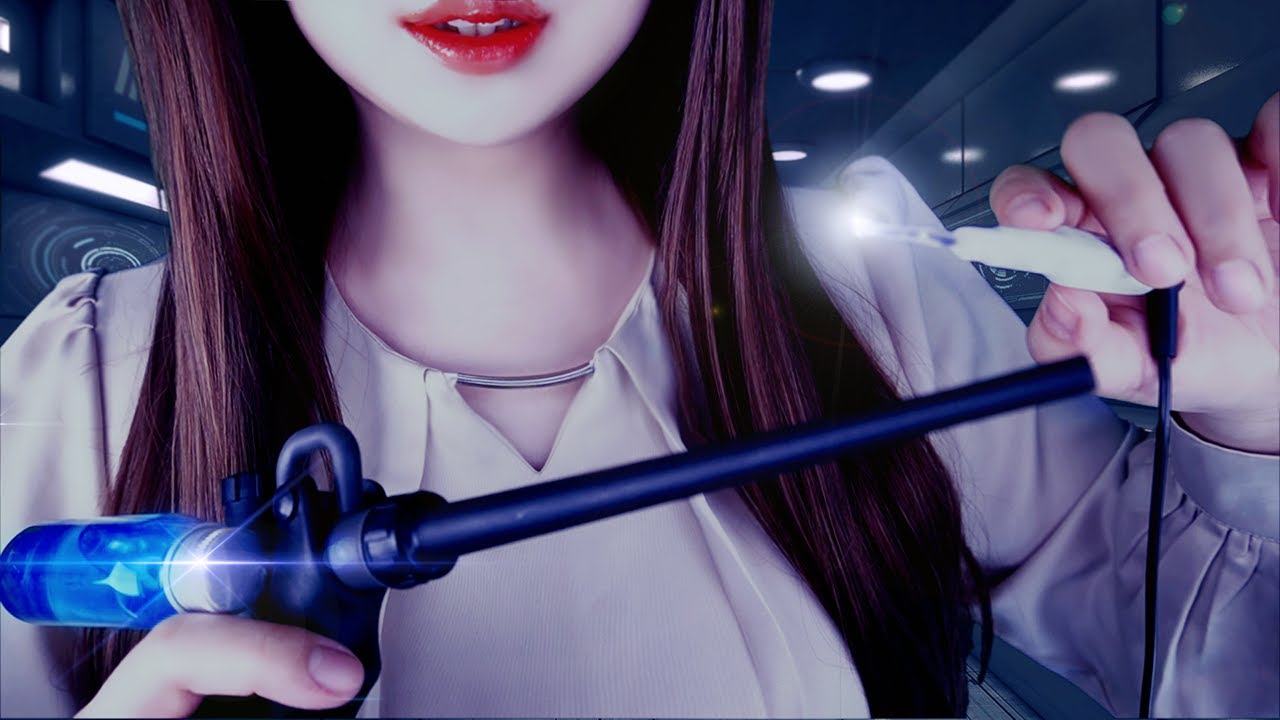 [ASMR] A.I의 정성스러운 귀청소 풀코스 A.I.'s gentle ear cleaning course (ENG SUB) Sci-fi asmr/공상과학 asmr