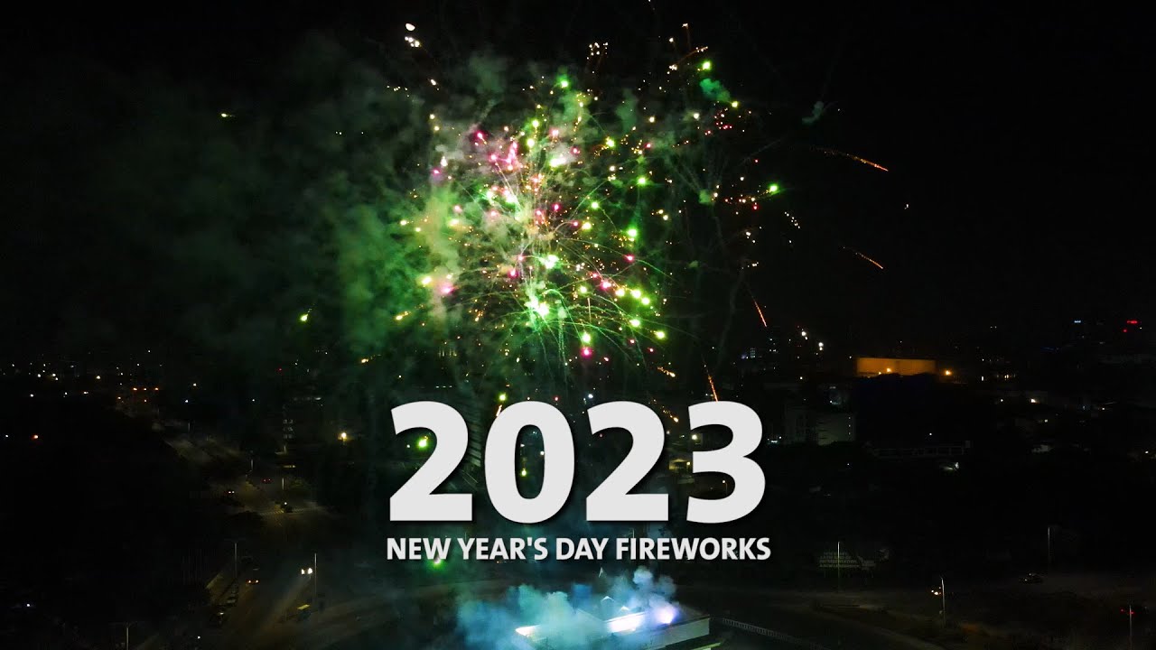 NEW YEAR'S EVE FIREWORKS | Accra 2023 | The Ghana Channel