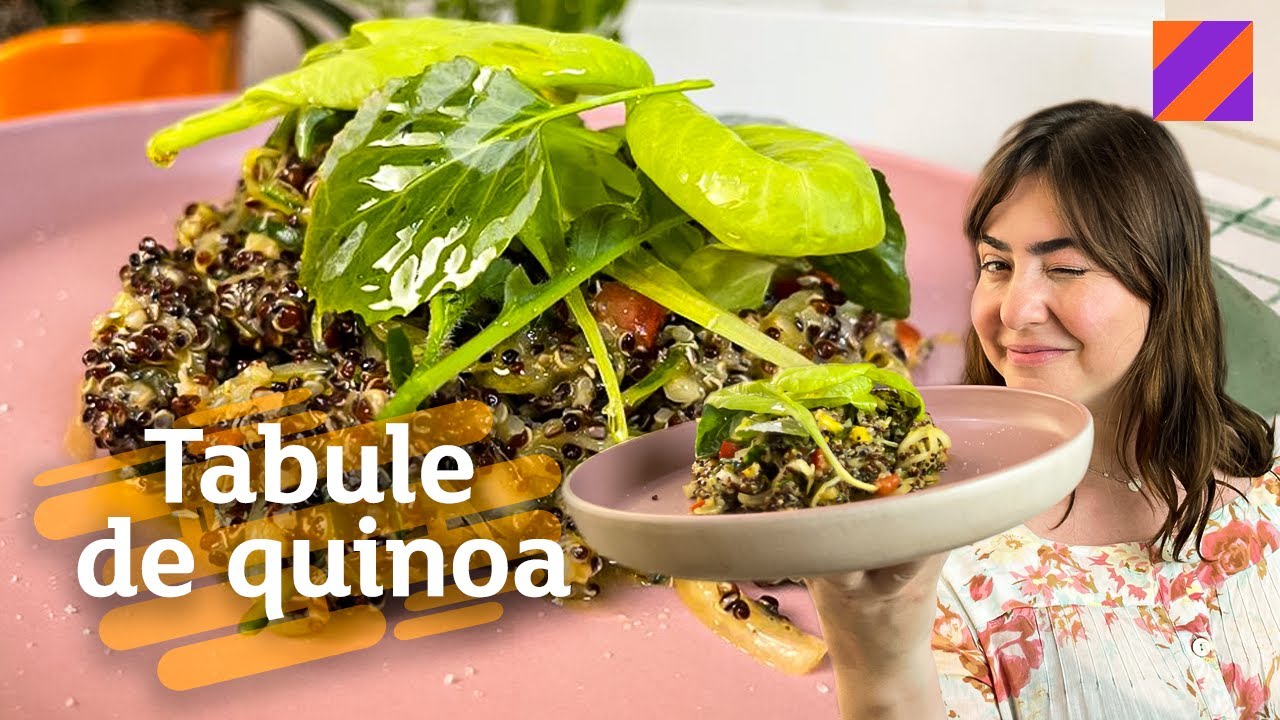 Tabule de quinoa - salada tropical para o verão