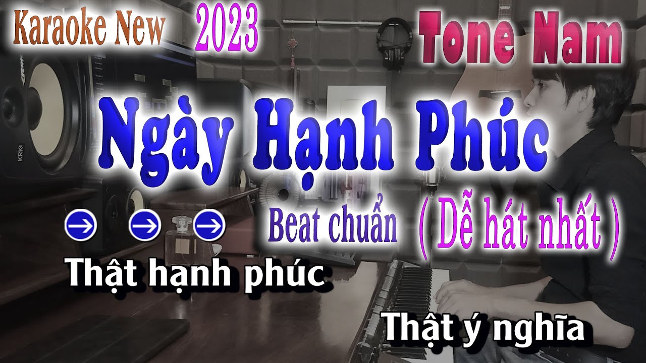 Ngày Hạnh Phúc Karaoke Tone Nam ( Nhạc Hàn Lời Việt ) song nhien karaoke