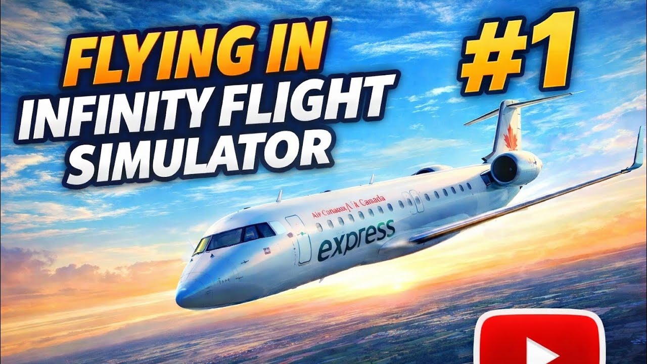 Infinity Flight Simulator CRJ-900 | Realistic Flight #1